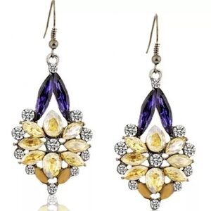 Statement Earrings - New CRYSTAL FASHION EARRINGS #267